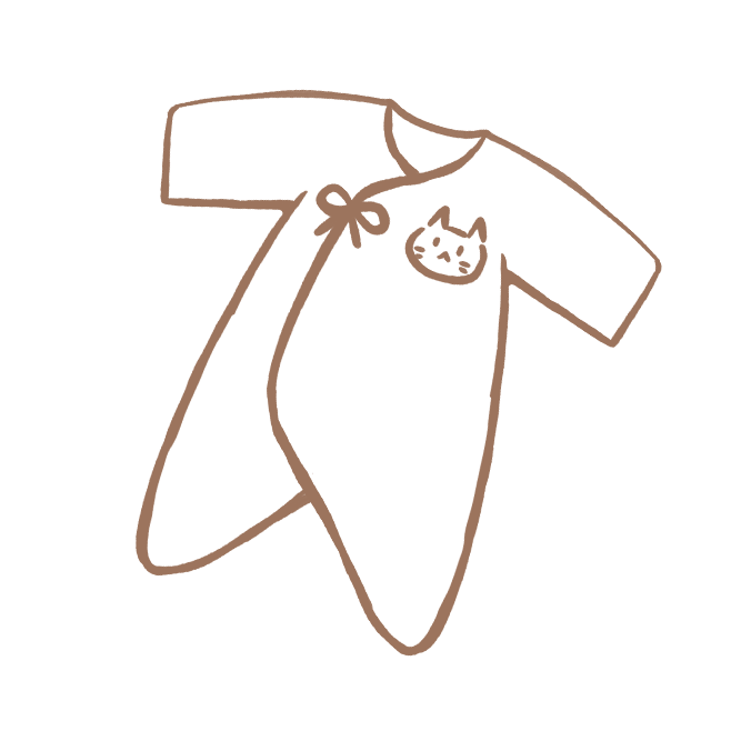 赤ちゃんの着替え2セット